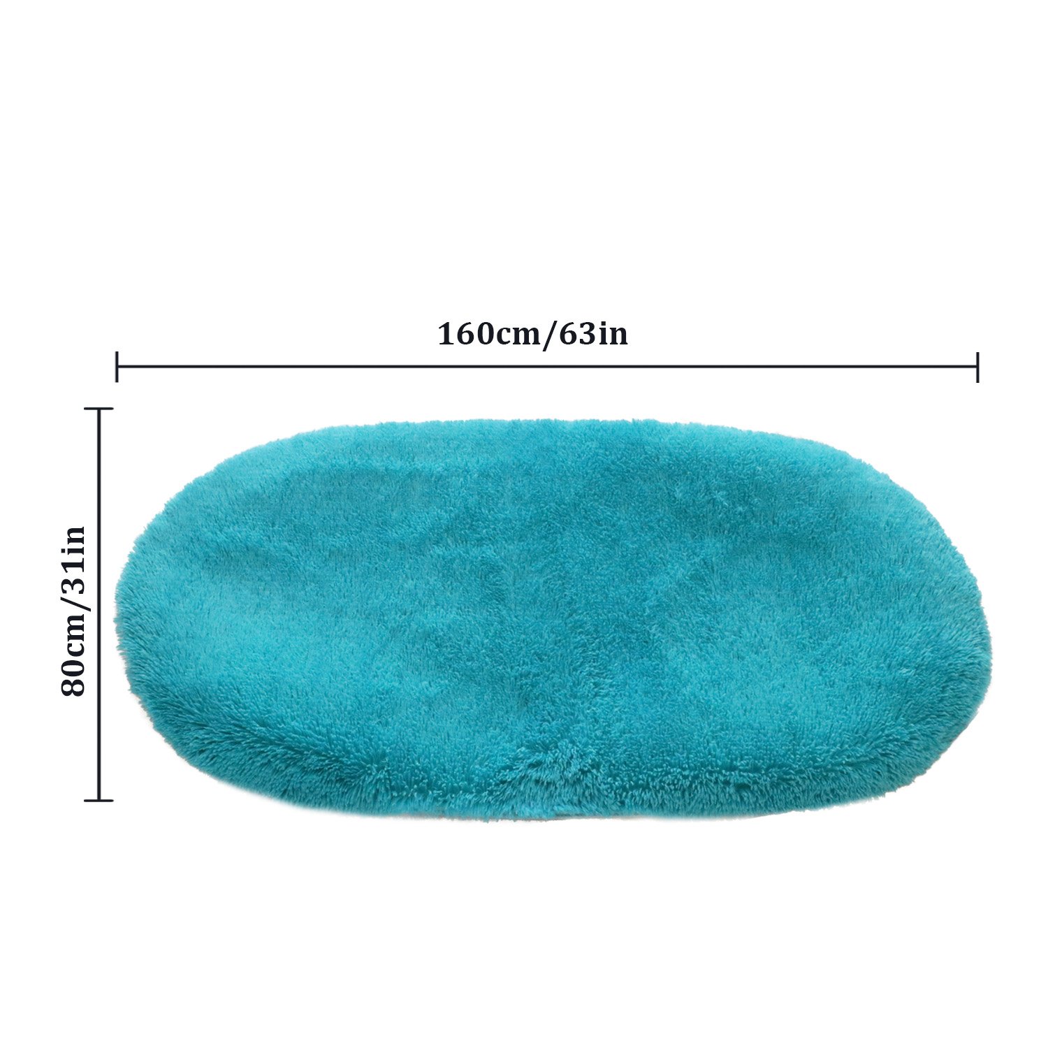 Supmaker Ultra Soft Children Rugs Room Mat Modern Shaggy Area Rugs Home Decor 2.6\' X 5.3\'