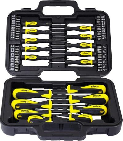 Rolson 28882 58 Piece Screwdriver Set