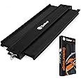 Saker Contour Gauge Profile Tool- Adjustable Lock-Precisely Copy Irregular Shape Duplicator - Must Have Tool for DIY Handyman, Construction (BLACK+10INCH)