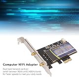 Zunate WiFi Card 1200Mbps PCIe AC WiFi 5.0 Bluetooth 4.0 Dual Band 2.4G 5G view 4