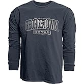 Blue 84 NCAA Unisex-Adult NCAA Officially Licensed Long Sleeve T-Shirt Team Color Dyed Ringspun Vintage