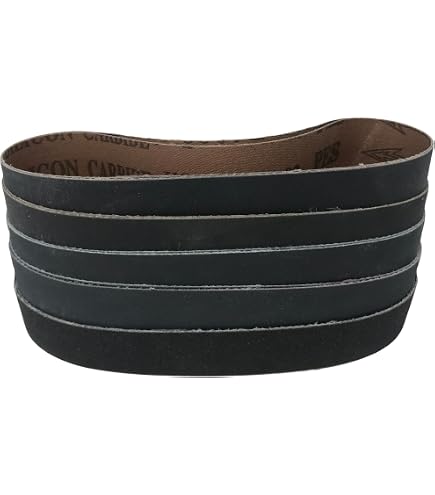 HARFINGTON 15pcs 1 X 30" Sanding Belts 3pcs Each Of 40/80/120/240/400 Grit Aluminium Oxide Flush Joint Belt Sander Paper For Metal Woodworking Automotive Repair