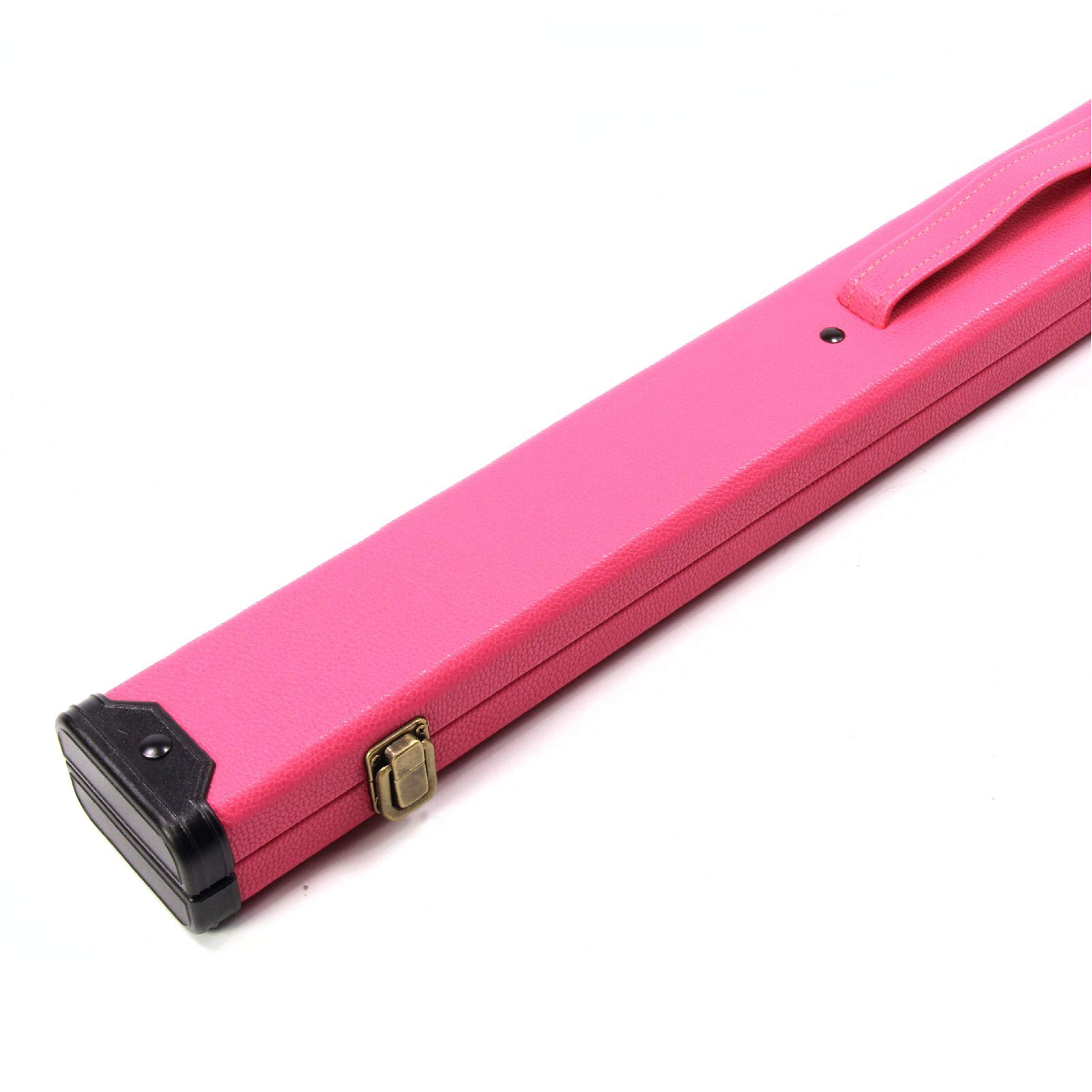 Funky Chalk Luxury HOT PINK 2pc Pool Snooker Cue Case - For Centre Joint Cues