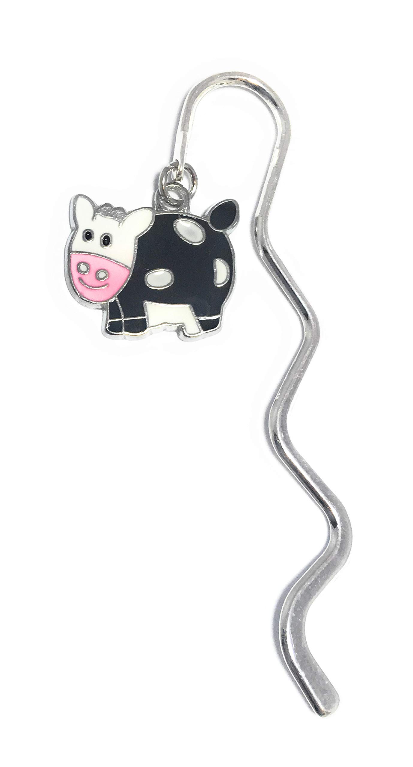 FizzyButton Gifts Cow Charm mini Bookmark in Gift Bag