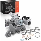 A-Premium Complete Turbo Turbocharger with Gasket Kit &amp; Wastegate Actuator | Compatible with Chevy Chevrolet Cruze 2011-2015 &amp; Sonic 2012-2020 &amp; Trax 2013-2021 &amp; Buick Encore 2013-2021, 1.4L # 55565353
