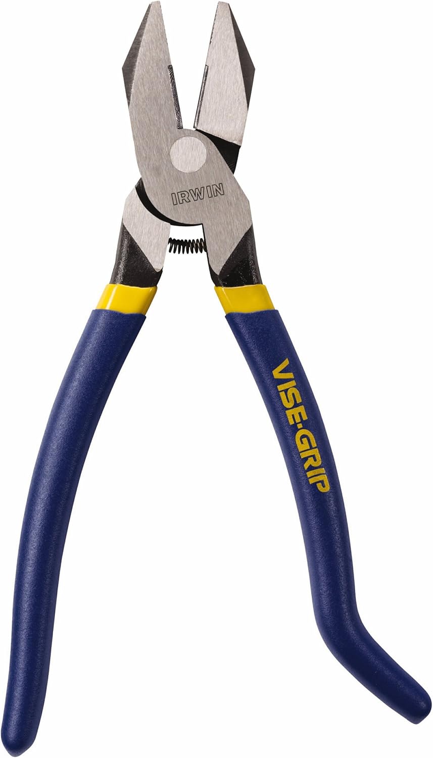 IRWIN VISEGRIP Pliers, Iron Worker's, 9Inch (2078909) Side Cutting