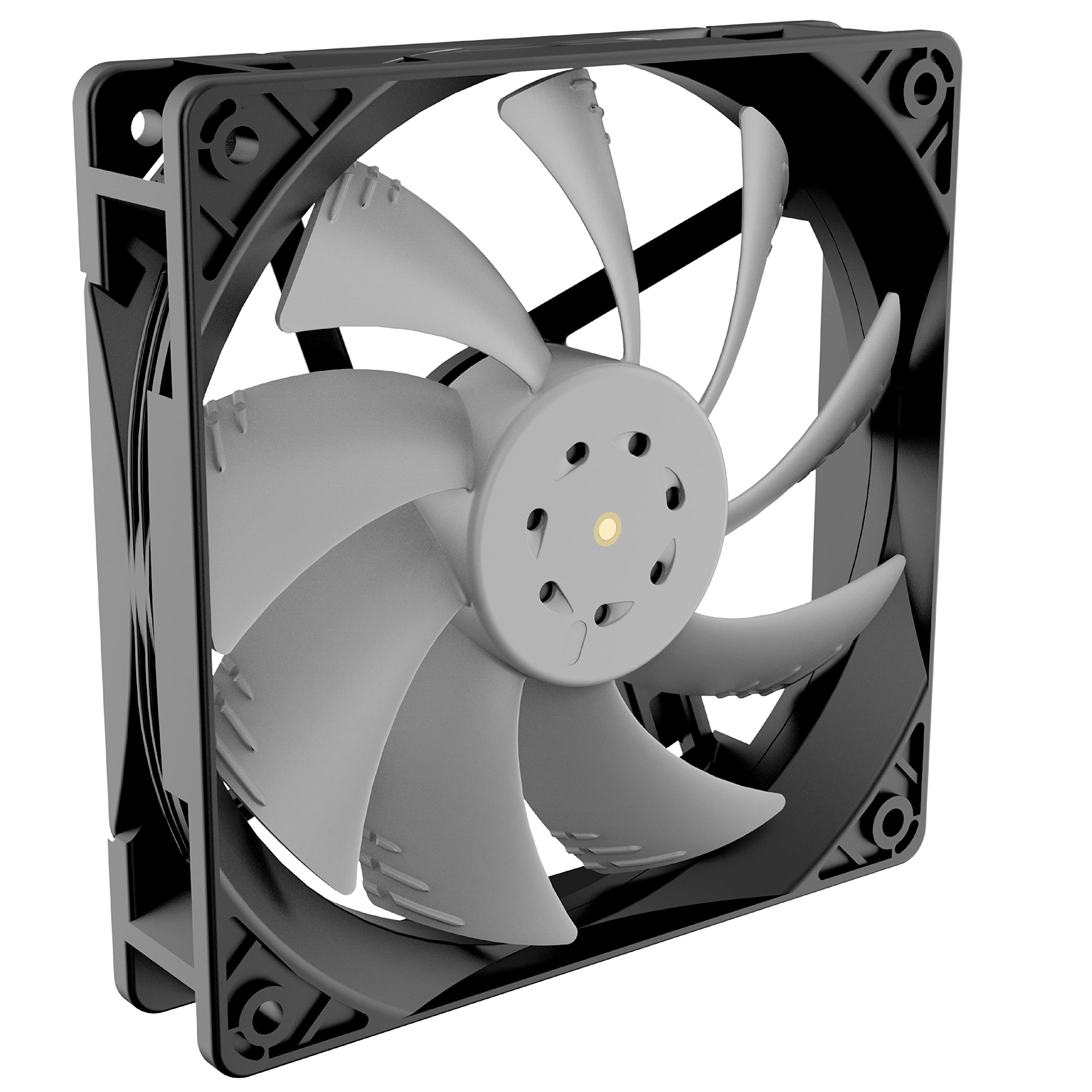 Akasa OTTO SC12, IP68 Waterproof PWM Fan, Patented Anti-vibration Structure PC Fan, Detachable Frame, 120mm Industrial Cooling fan for Computer, Radiators & Heavy-Duty Applications, AK-FN109