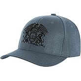 Men's Queen Black Classic Crest Baseball Cap Denim