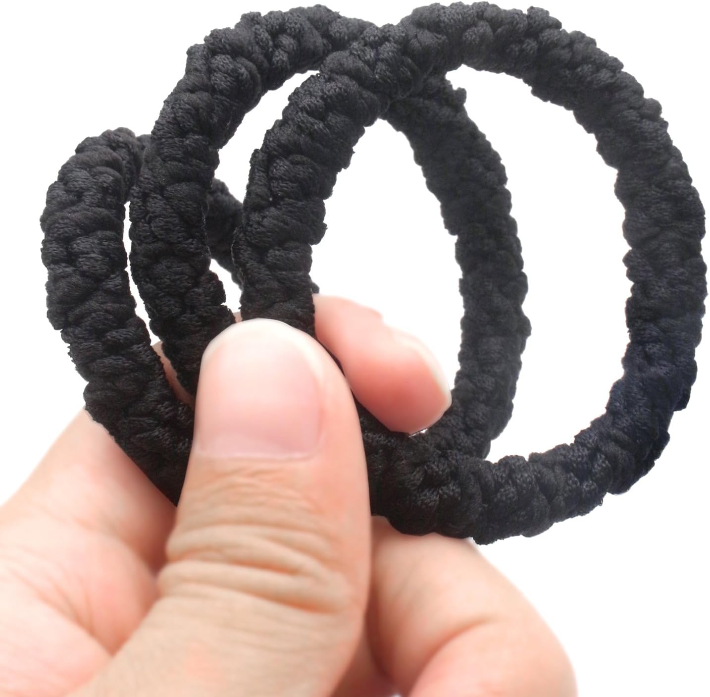 HOLLIHI 20 Pieces Large Hair Ties Pony Ponytail Holders for Thick Hair - Image 5