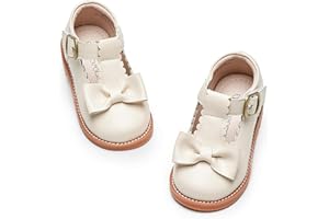Kiderence Toddler Girls Mary Jane Dress Shoes Little Girls School Oxford Flats