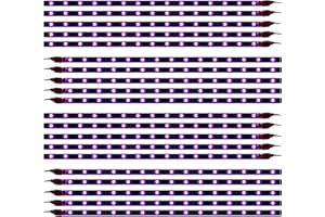 XTAUTO XT AUTO Purple 12v 15 Led 30cm Car Flexible Waterproof Underbody Light Strip Pack of 20