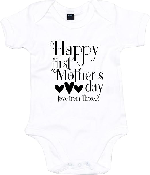 personalised mothers day baby clothes