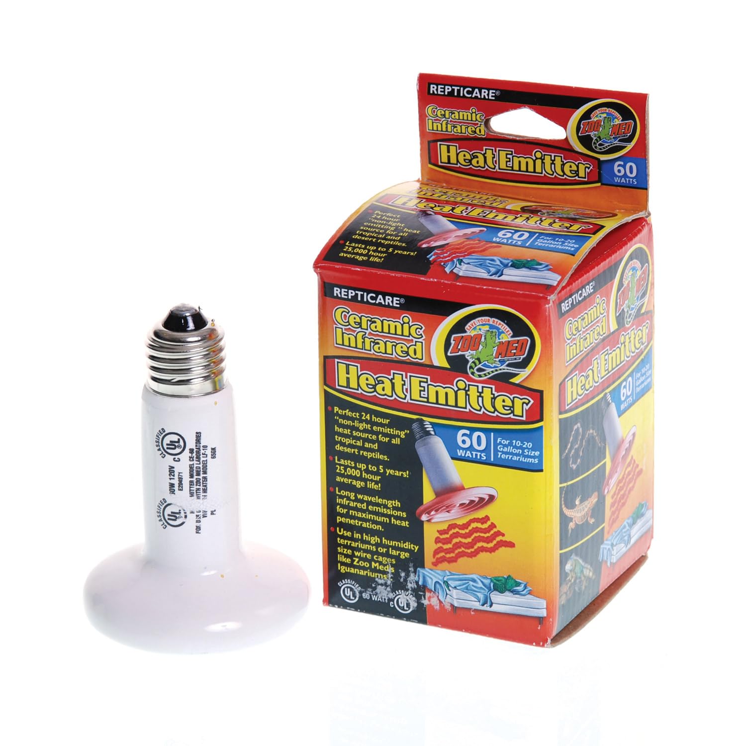 Zoo Med Ceramic Heat Emitter 60W