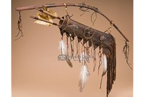 Mission Del Rey Navajo Deer Skin Bow & Quiver 28" -Scout for Southwest and Western Decor