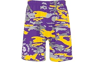 Zubaz NFL Men's Adult 7" Inseam Shorts in Vibrant Camo, Zebra, Confetti and Fade Styles (Small - 3XL)