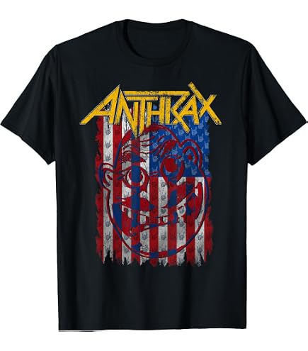 Amazon.com: Anthrax Persistence of Time 30th Anniversary T-Shirt