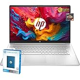HP 2024 New 17 inch Laptop, AMD Ryzen 5 5500U 6-Cores Processor(Beat i7-1250U), 17" FHD (1080p) IPS Display, 32GB RAM, 1TB SS