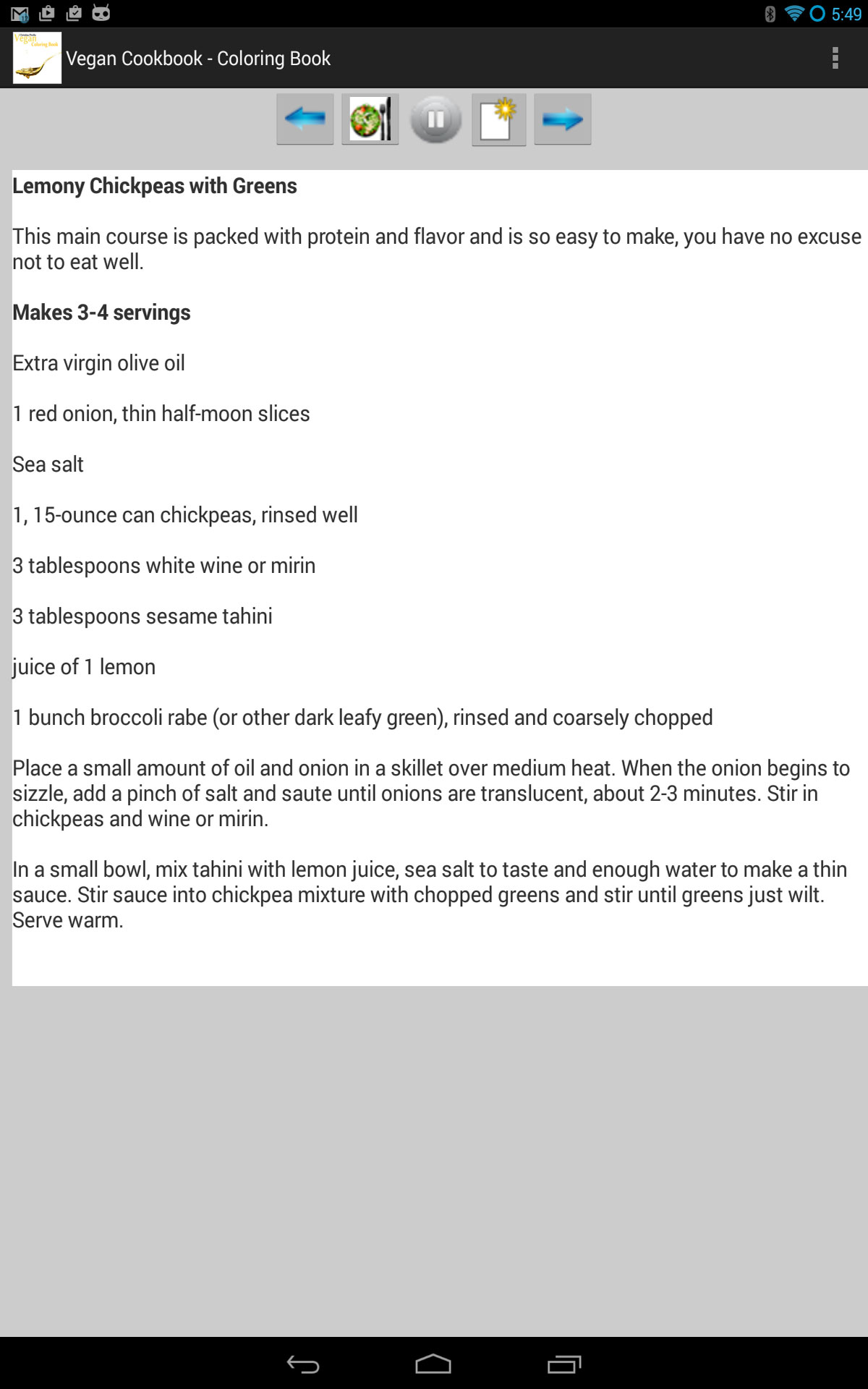 Adult Coloring Book - Vegan Cooking and Coloring (Pro Edition)