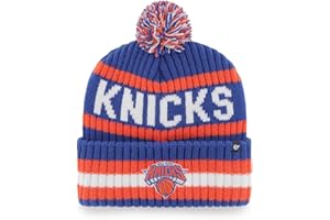 47 NHL Unisex-Adult Team Color Officially Licensed Primary Logo Bering Sport Knit Cuffed Pom Beanie Cold Weather Hat