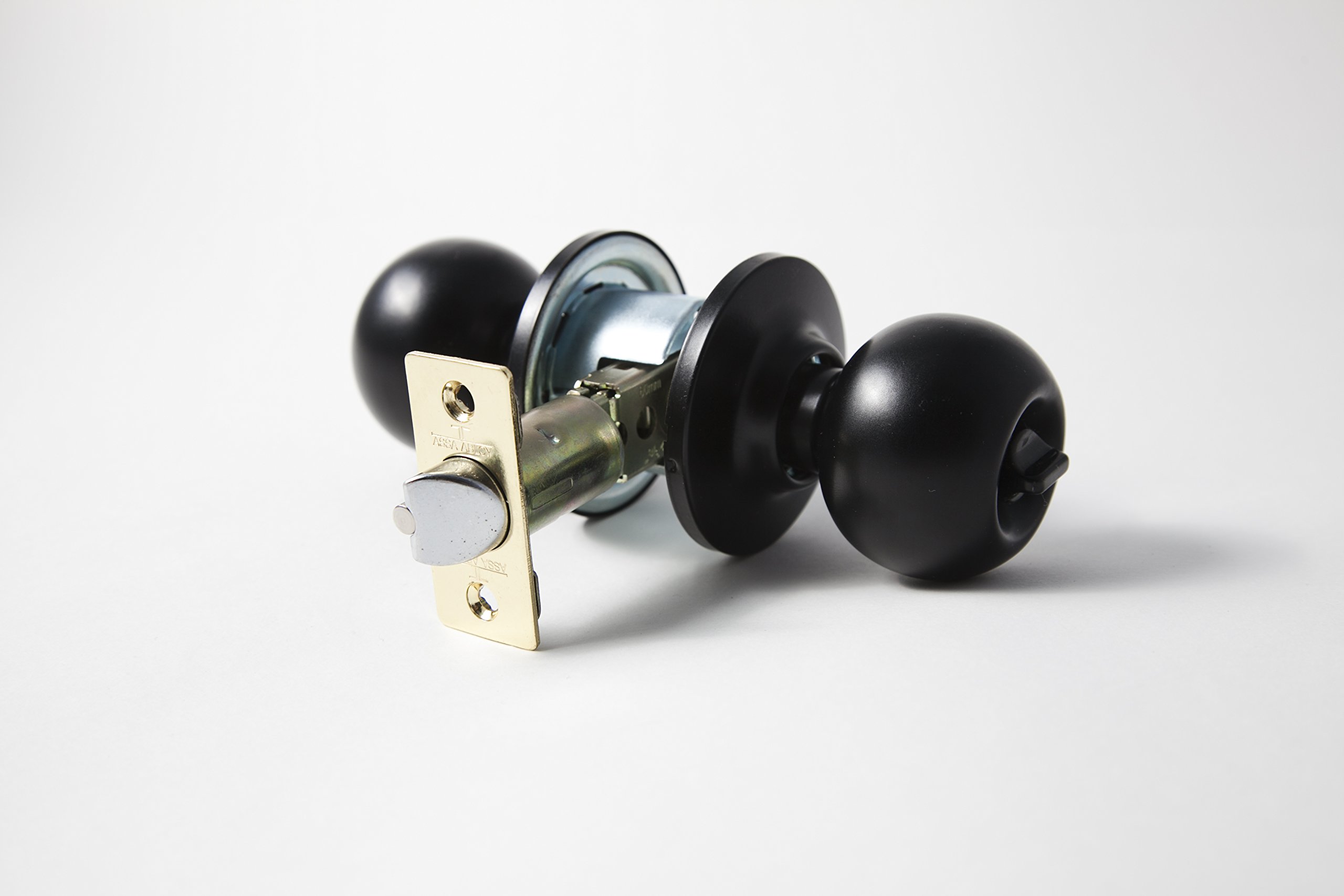 Tesa Assa Abloy 3900U0NE Ball Knobs Set for Doors Black Function 00 — image 1