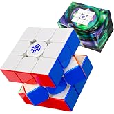 CuberShop GAN 17 MagDrive MagLev 3x3 Speed Cube, UV 2026 Premium Flagship | 196M Omnidirectional System, 20M Micro Core, 72 Tuning Settings and Full-Support Ball Track, UV Coated