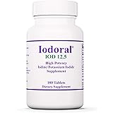 Optimox Iodoral 12.5 mg - Original High Potency Iodine Supplement - Energy Support - 180 Tablets