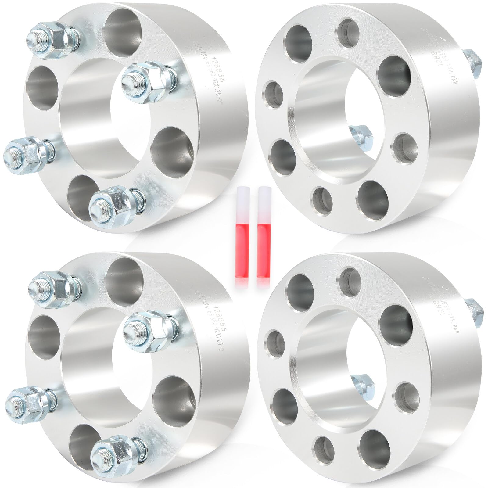 Photo 1 of ECCPP 4x4 to 4x4 Wheel Spacers 2 inch 4 lug 4x101.6mm Fit for Yamaha Fairway Lounge 2014-2018 for Yamaha YDRE 2007-2013 with Studs 12x1.25 Centric Bore 68.5mm-4PCS