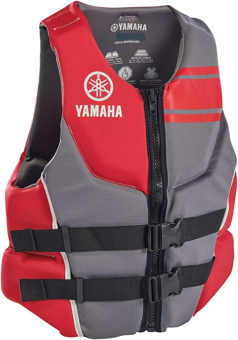 Yamaha Men's Neoprene TwoBuckle PFD Life Jacket Vest