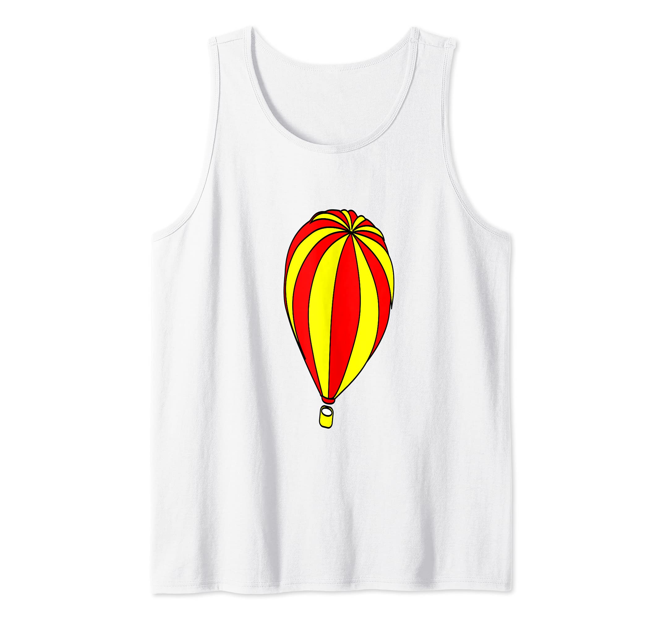 Hot Air Balloon Cartoon Tank Top