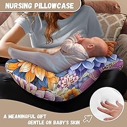 TSVAGA Boho Nursing Pillow Cover for Baby
