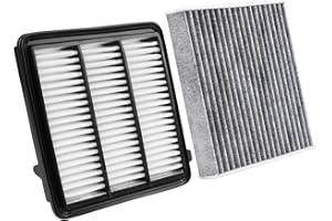 RVgolf Engine+Cabin Air Filters Fit for Honda Civic 2022-2025, Accord 2023-2025, CR-V 2023-2025, Integra 2023-2025 Engine Air Filter Replacement Cabin Air Filter Accessories# CF11182 17220-64A-A00