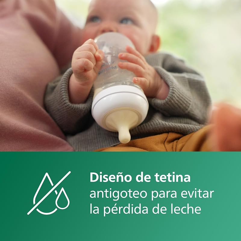Set nascita biberon in vetro naturale - PHILIPS AVENT - Kit neonato - 240 ml - Misto