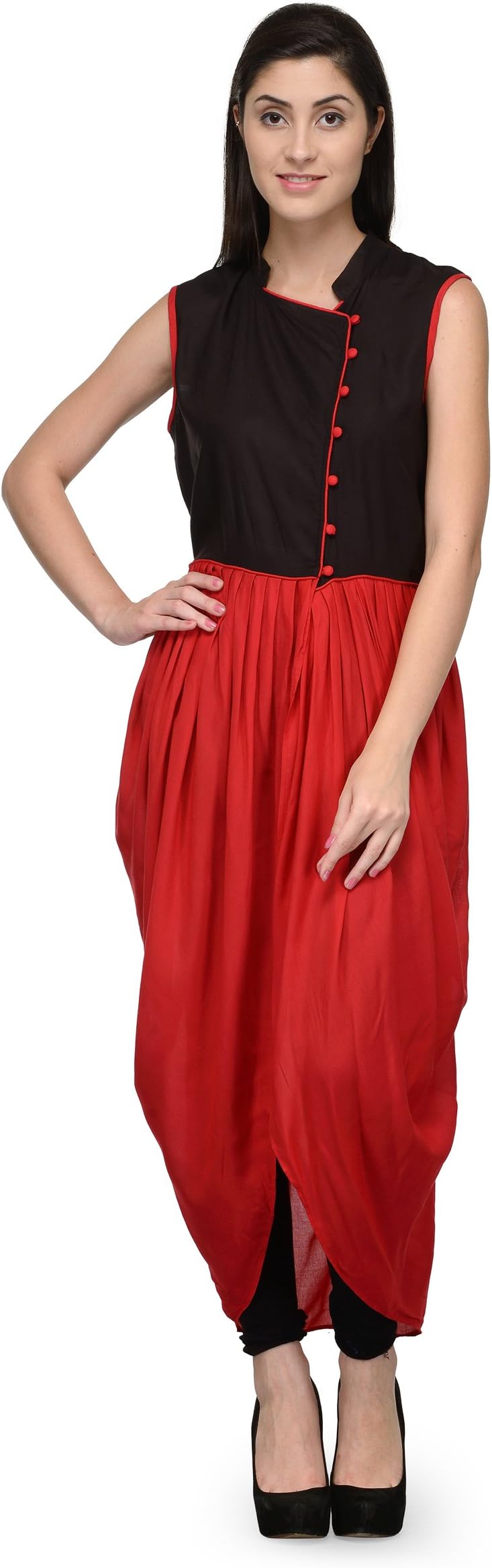 PATRORNA Women'S Knee Length Dress