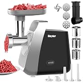 Electric Meat Grinder for Home,Sausage Stuffer and Kubbe Maker | Built-in Storage,2500W MAX Grinds up to 3 lb/min with reverse control,72dB Low Noise,4-in-1 Cheese Grater &amp; Sausage Kit