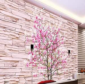 Rureng Murales Grandes Personalizados 3D Hongmei Flor De Melocotón