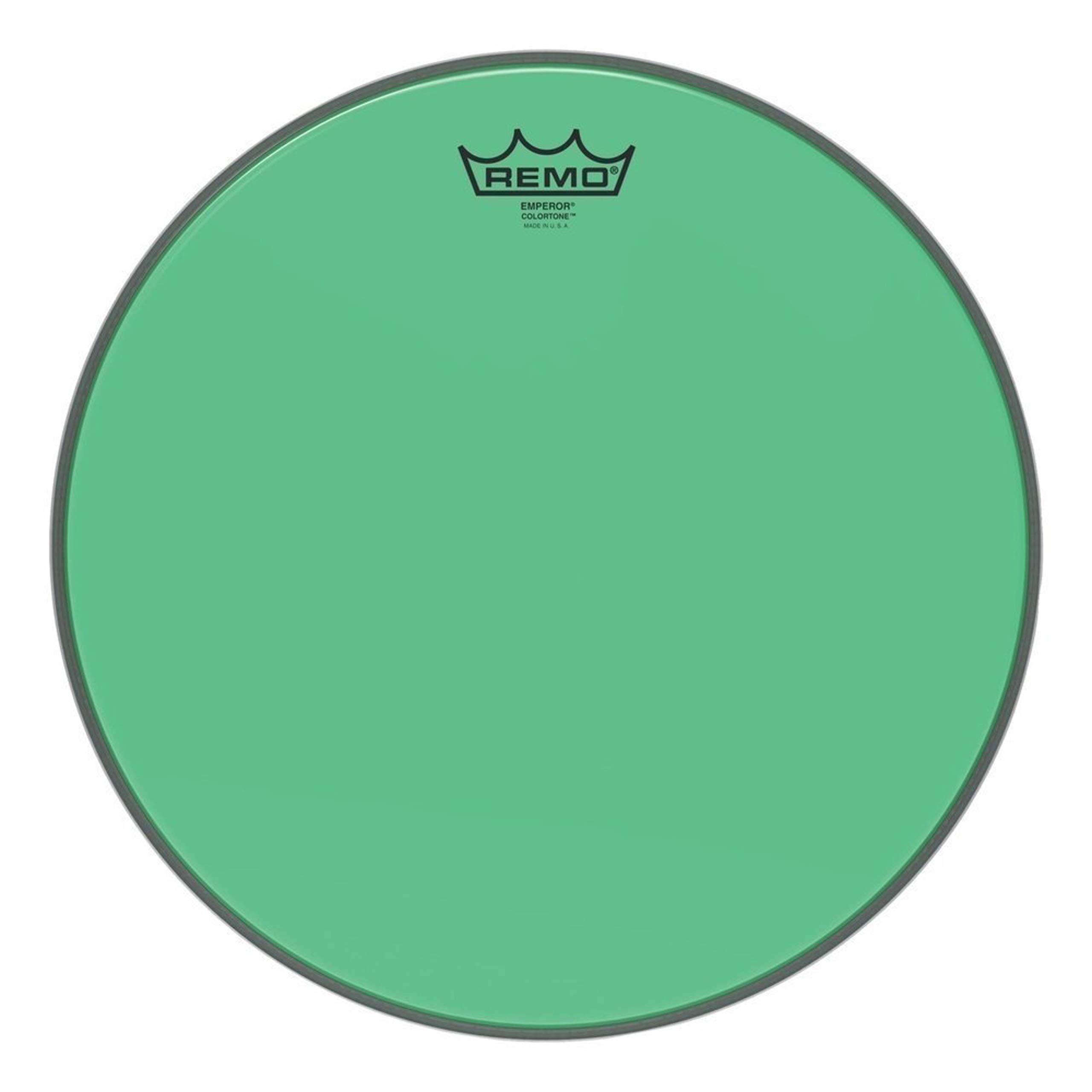 Remo Drumhead Colortone Emperor Clear Green – 16" – BE-0316-CT-GN