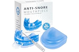 Adjustable Snoring Device Mouth Guard with Stora Case for Teeth Grinding