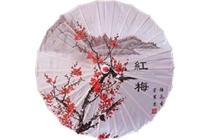 Bestage Chinese Japanese Handmade Parasol Umbrella,Asian Decoration DIY Art Dance Classical Umbrella for Wedding Parties Photography Costumes Cosplay