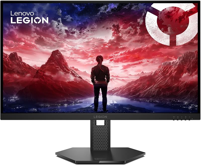 Legion 27Q-10 - Écran Gaming de 27" QHD avec Eyesafe (IPS, 240Hz, 0.5ms, 2xHDMI+DP, AMD FreeSync Premium) - Inclinable et réglable en Hauteur - Noir