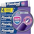 Fixodent Plus Denture Adhesive Cream 2 oz (Pack of 4)