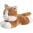 Aurora® Adorable Mini Flopsie™ Sunshine Tabby™ Stuffed Animal - Playful Ease - Timeless Companions - Brown 8 Inches