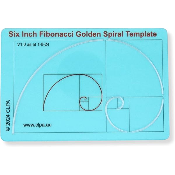 Golden Ratio Grid Sketchbook | Fibonacci Sequence 1.618: Golden