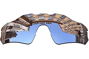 Vonxyz Lenses Replacement for Oakley Radar EV Path OO9208 Sunglass - Chrome MirrorCoat Polarized
