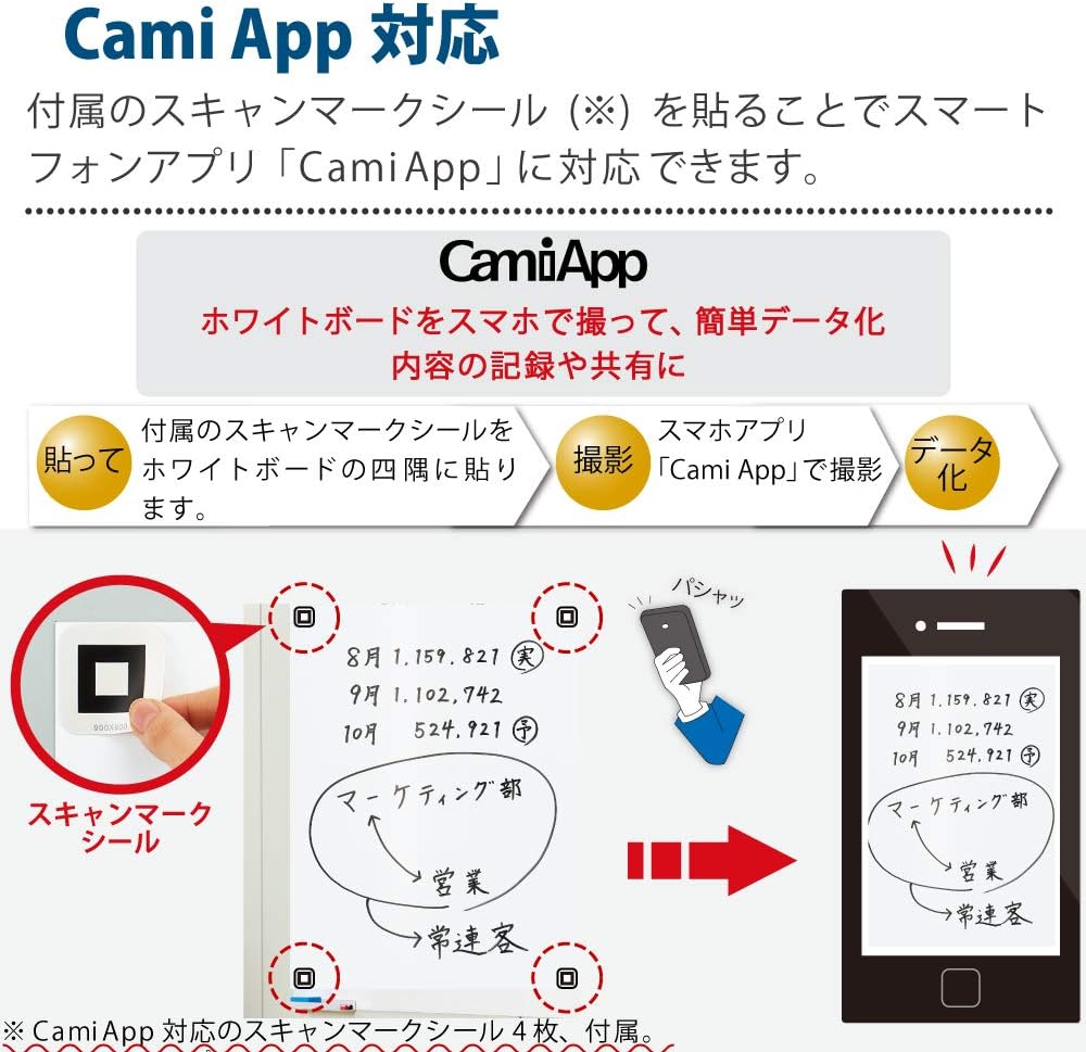 Amazon コクヨ 軽量ホワイトボード マグネットシート マグボ 無地 マット 1800x900 Fbーhsm36w ホワイトボード用 文房具 オフィス用品