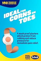 Scholl Corn Removal Plasters with Salicylic Acid 4 Discs Foot Toes view 3