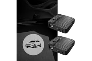 Obaiwanmg 2 Pack LED Car Door Welcome Lights Projector Logo Light Ghost Shadow Lamp For Ford Mustang Mach E 2021 2022 2023 2024 2025 Accessories