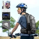 Flintronic 8L Lightweight Breathable Bike Backpack Grey Hydration Compatible view 5
