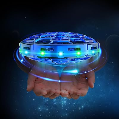 semai Flying Drone for Kids 360° Gesture UFO with LED Lights 6+ Gift