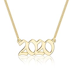 Ursteel 2020 Necklace, Year of Birth, Year of