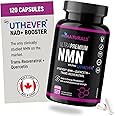 NMN Supplement Canada NAD+ Booster with Resveratrol & Quercetin - 120 Capsules - Anti-Aging, Energy & Cellular Repair by miNA